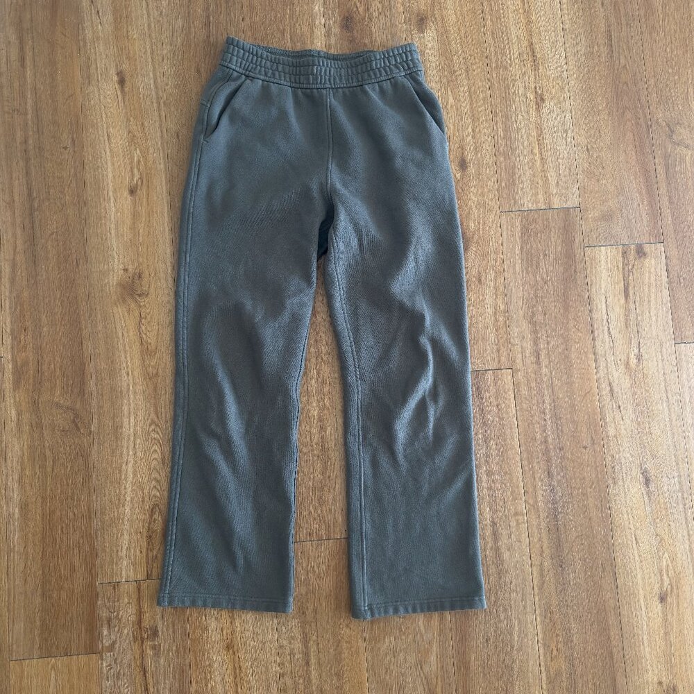 Crz Yoga Green Fleece Sweat Pants